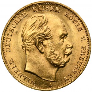 Deutschland, Königreich Preußen, Wilhelm I., 10 Mark Berlin 1874 A