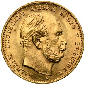 Germany, Kingdom of Prussia, Wilhelm I, 10 Mark Berlin 1874 C
