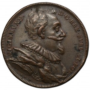 Sigismund III Waza, Medal from the Swedish royal series by Hedlinger