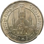 Wolne Miasto Gdańsk, 5 guldenów 1923 - NGC MS65 - ZJAWISKOWE