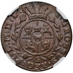 Poniatowski, Grosz Warschau 1769 G - NGC MS63 BN