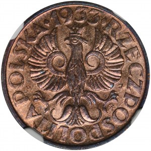 2 pennies 1933 - NGC MS65 RB