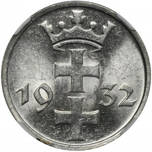 Freie Stadt Danzig, 1 Gulden 1932 - NGC MS63