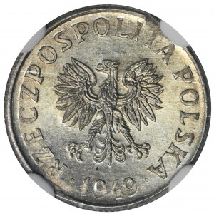 DESTRUKT, 2 pennies 1949 - NGC MS66
