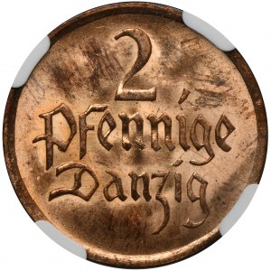 Freie Stadt Danzig, 2 Fenster 1926 - NGC MS64 RB