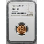 Free City of Danzig, 2 pfennige 1926 - NGC MS64 RB