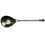 Old Polish spoon with the coat of arms of the magnate Sapieha family