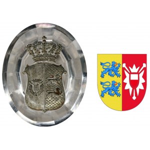 Geheimsiegel mit dem Wappen von Harald Herzog von Schleswig-Holstein-Sonderburg-Glücksburg, Sohn von König Friedrich VIII. von Dänemark