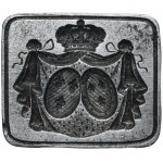 Private seal of marriage of Robert I of Bourbon-Parma and his wife Maria of Bourbon