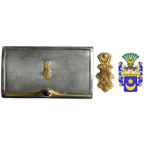 Snuff box with the Leliwa coat of arms under the count's crown