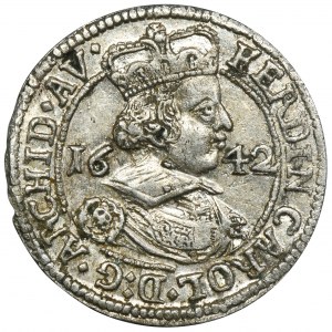 Austria, Ferdinand Karl, 3 Kreuzer Hall 1642