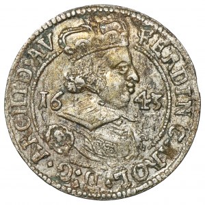 Austria, Ferdinand Karl, 3 Kreuzer Hall 1643