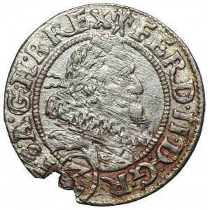 Silesia, Habsburg rule, Ferdinand II, 3 Kreuzer Breslau 1628 HR