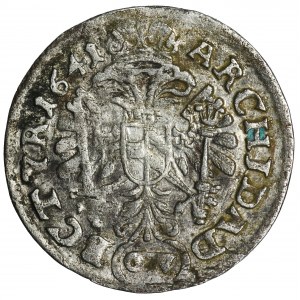 Silesia, Habsburg rule, Ferdinand III, 3 Kreuzer Glatz 1641 GW