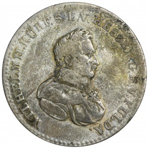 Niemcy, Hessen-Kassel, Wilhelm II, 1/6 Talara 1830 - RZADKI