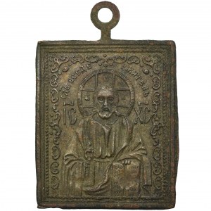 Orthodoxe Ikone, Christus lehrt, 19. Jahrhundert