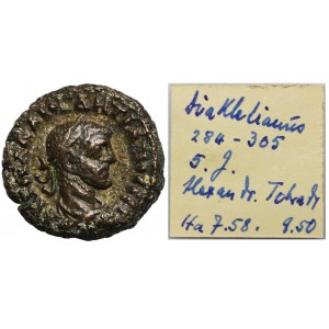 Rzym Prowincjonalny, Egipt, Aleksandria, Dioklecjan, Tetradrachma bilonowa - ex. Awianowicz