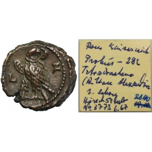 Provinz Rom, Ägypten, Alexandria, Probus, Münzprägung Tetradrachme - ex. Avianovich