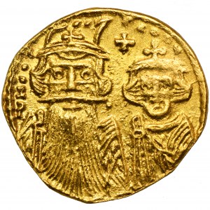 Byzantinisches Reich, Konstantin II, Konstantin IV, Heraklius und Tiberius, Solidus