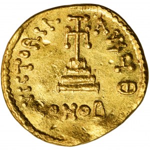 Byzantine Empire, Constans II with Constantine IV, Solidus