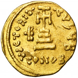 Byzantinisches Reich, Heraklius, Heraklius Konstantin und Heraklonas, Solidus