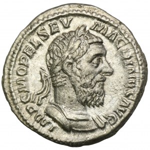 Roman Imperial, Macrinus, Denarius - RARE