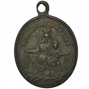 Medal of Our Lady, Queen of the Rosary, St. Dominik