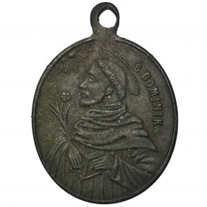Medal of Our Lady, Queen of the Rosary, St. Dominik