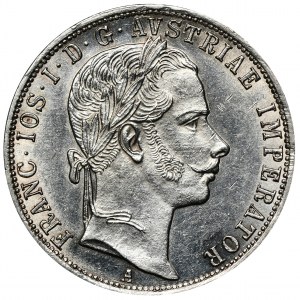 Austria, Franz Joseph I, 1 Floren Wien 1860 A