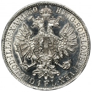 Austria, Franz Joseph I, 1 Floren Wien 1860 A