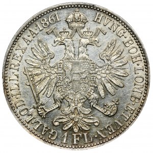 Österreich, Franz Joseph I., 1 Floren Wien 1861 A