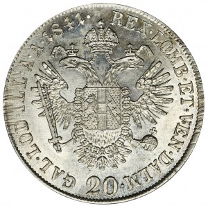 Austria, Ferdinand I, 20 Kreuzer Wien 1841 A