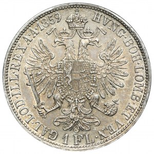 Austria, Franz Joseph I, 1 Floren Wien 1859