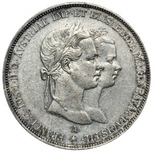Österreich, Franz Joseph I., 2 Gulden Wien 1854 A