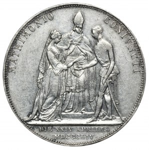 Österreich, Franz Joseph I., 2 Gulden Wien 1854 A