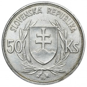 Slovakia, Autonomous Republic, 50 Koron Kremnitz 1944