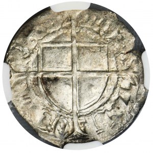 Teutonic Order, Konrad V von Erlichshausen, Schilling no date - NGC MS62 - VERY RARE