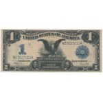 USA, Silver Certificate, 1 Dollar 1899 - Speelman & White (2 pcs.) + genuine envelope - consecutive numbers