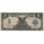 USA, Silver Certificate, 1 dolar 1899 - Speelman & White (2 szt.) + koperta z epoki - numery kolejne