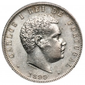 Portugalia, Karol I, 1.000 Reis 1899