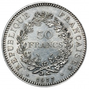 France, 5th Republic, 50 Francs 1977