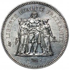 Francja, V Republika, 50 Franków 1977