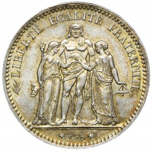 Francja, III Republika, 5 Franków Paryż 1876 A