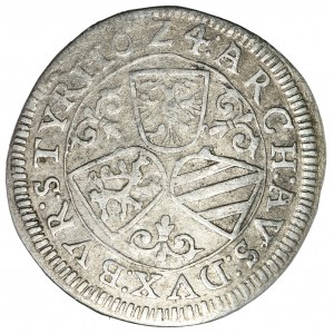 Austria, Ferdynand II, 3 Krajcary Graz 1624 - STYRI