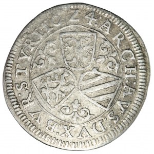 Österreich, Ferdinand II, 3 Krajcars Graz 1624 - STYRI