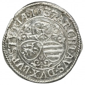 Austria, Ferdynand II, 3 Krajcary Graz 1637