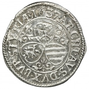 Österreich, Ferdinand II, 3 Krajcars Graz 1637