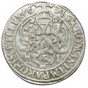 Deutschland, Sachsen, Johann Georg I., Dresdener Pfennig 1634 HI