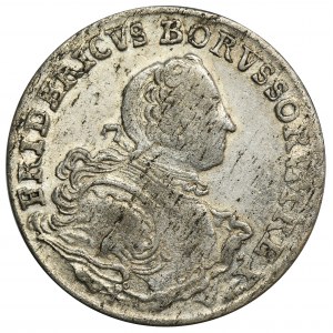 Silesia, Prussia rule, Friedrich II, 18 Groschen Breslau 1753 B