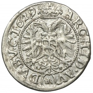 Silesia, Habsburg rule, Ferdinand II, 3 Kreuzer Breslau 1629 HR